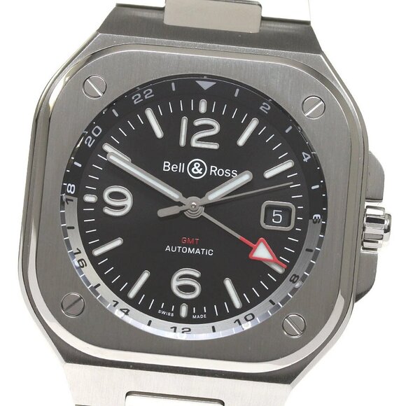 Bell&Ross BR05 GMT BR05G-BL-ST/SRB Date black Dial Automatic Men's Watch_8... - Picture 1 of 7